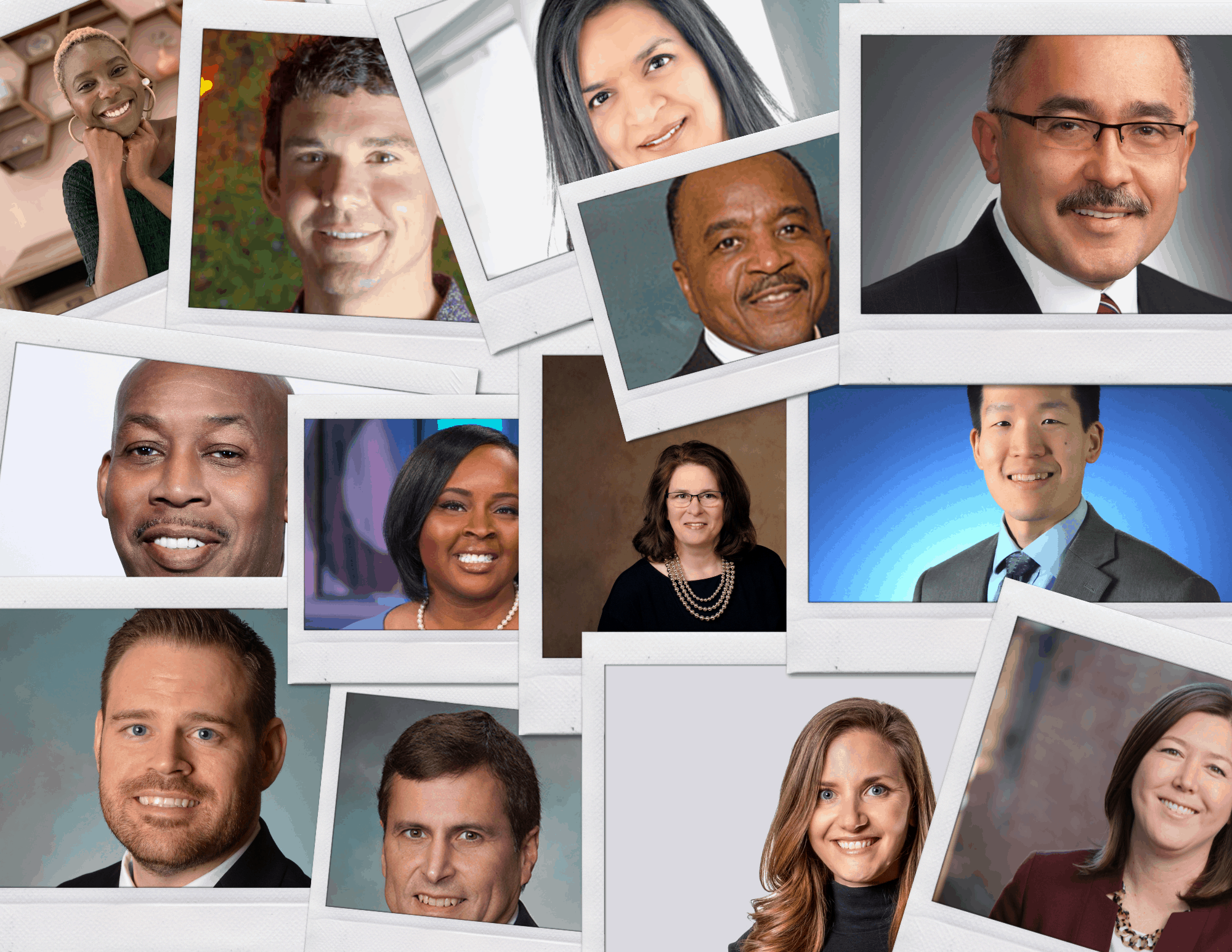 A collage of Gifford board members' headshots.