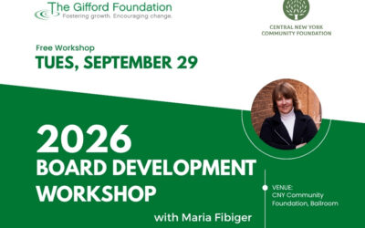 2026 Board Development Workshop